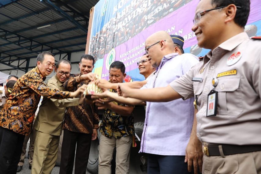 Wagub Lepas Ekspor  4.730 Ton Komoditas Pertanian